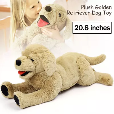 Plush Dog Stuffed Animals Gold Labrador Retriever Puppy Doll Birthday Gift Toys • $15.19