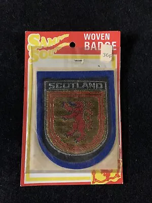 VINTAGE Sampson Souvenir Badge Scotland Patch. NIP. • $8.50