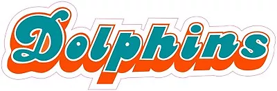 Miami Dolphins Football HTV Heat Transfer Vinyl Iron On (NOT A PATCH) • $3.15