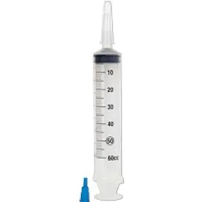 100 EA- 60cc Flat Top CATHETER TIP SYRINGES 60mL SYRINGE ONLY NO NEEDLE NOT STER • $55.99