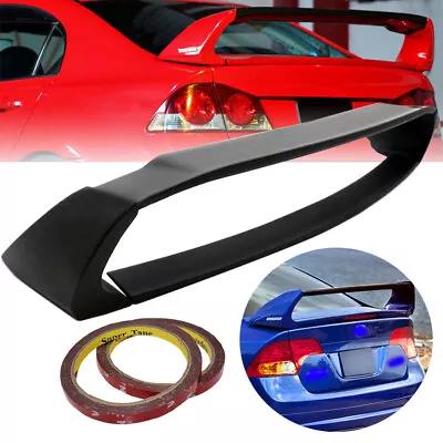 Trunk Wing Spoiler Fit For 2006-2011 Honda Civic 4DR Unpainted Mugen Style RR • $79.18