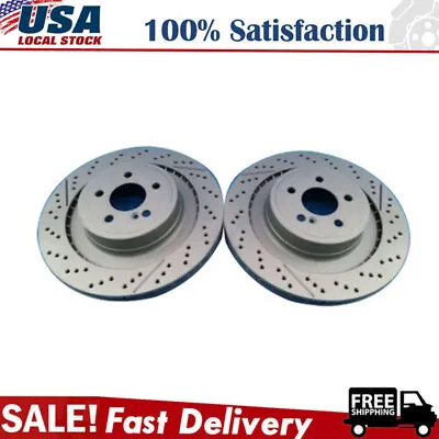 For Mercedes Benz E63 Amgs C63 Cls63 Amg Rear Brake Rotors US Stock Hot Sales US • $164.06