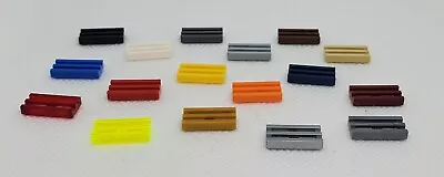 LEGO Parts Tile 1 X 2 Grille Bottom Groove Lip 2412 2412b [15 Pieces] Choose • $0.99