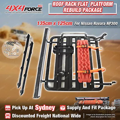 135x125 Roof Rack Platform Kit Awning Track Board For Nissan Navara NP300 SYD • $1015.95