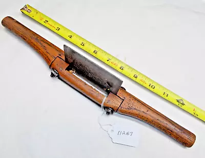 SCRAPER Woodworker's Wooden Body Vintage Scraper With 3-9/16  Wide Blade • $98.52