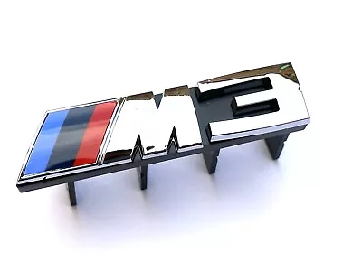 Fit For BMW M3 Front Grill Silver Chrome Style Emblem Badge Letter M 3 • $25.20