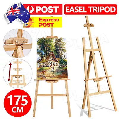 Artiss Easel Stand Painting Easels Wedding Wooden Tripod Shop Art Display 175cm • $31.85