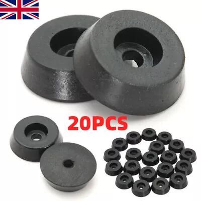 £2.85 • Buy 20Pcs Rubber Table Chair Furniture Feet Leg Pads Tile Floor Protectors New UK
