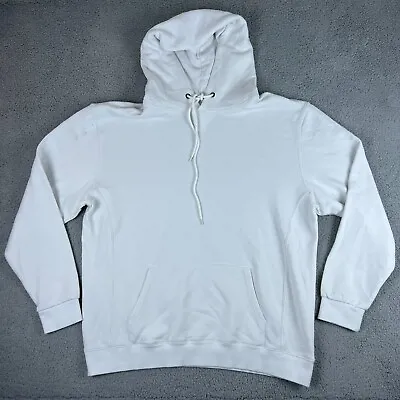 Darc Sport Wolverine Hoodie Mens L White Marvel Hero Elite Series Heavyweight • $19.50