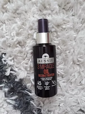 Aussie 3 Miracle Oil Smooth With Australian Macadamia Nut Hair  Oil 100ml New /u • £14.50