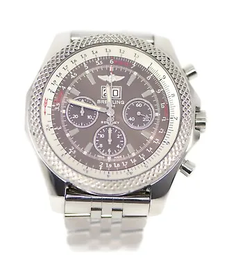 Breitling Bentley Speed 6.75 Chronograph Stainless Steel Watch A44364 • $8423.80