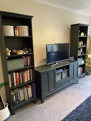 IKEA Lommarp TV Bench And Two Shelf Units. Dark Blue. 1 Year Old. Collect TW18 • £25