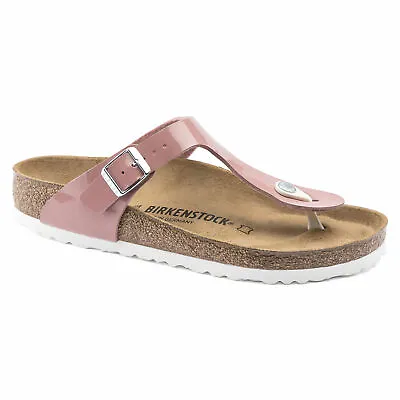 Birkenstock Birko-Flor GIZEH Patent Old Rose BNIB 1016148 • $159.95