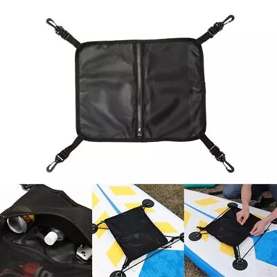 Kayak Durable Storage Bag Chair Backbag Mesh Waterproof Pouch Canoe Accessories • $7.95