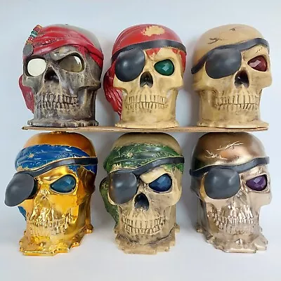 Mega Bloks Pirates Of The Caribbean Skull Heads Theme Party Halloween Staging X6 • $85