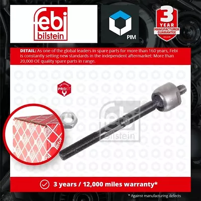 Inner Rack End Fits RENAULT LOGAN Mk2 Left Or Right 1.2 1.6 2013 On Tie Rod Febi • $27.04