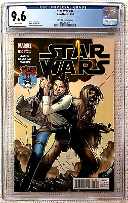 🔥~marvel/mile High Comics~star Wars #4 (2015)~🔥~humberto Ramos Cvr~cgc 9.6~🔥 • $99.95