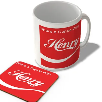 £11.99 • Buy Share A Cuppa With Henry - Mug And Coaster Set