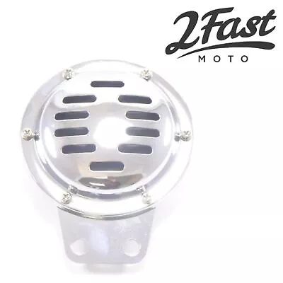 2FastMoto 6 Volt 4  Diameter Chrome Horn For Motorcycle Scooter 51-1746-6v • $16.57