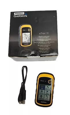 Garmin ETrex 10 Worldwide Handheld GPS Navigator Hiking Hunting Fishing Geocache • $55