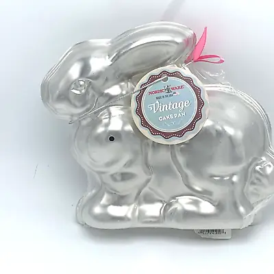 Nordic Ware 3D Cake Pan Easter Bunny Rabbit Cake Mold  New Sealed • $24.94