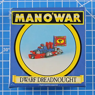 Man O War Dwarf Dreadnought NIB Metal - Rare & OOP - Games Workshop Manowar Ship • $56.95