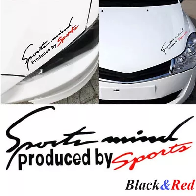 Car Sports Mind Racing Auto Decal Reflective Vinyl Graphic Decor Stickers Decal • $3.25