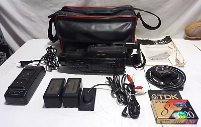 Sharp VL-N1U 8mm Video8 Camcorder VCR Player Camera Video Transfer Manual & Misc • $29.99