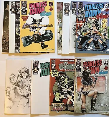 Fearless Dawn: The Bomb #1-3 A-D Lot Asylum Press 2023 NM-Steve Mannion Comics • $59.99