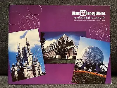 Vintage Disney- 1983 Walt Disney World A Pictorial Souvenir-RARE • $12.99