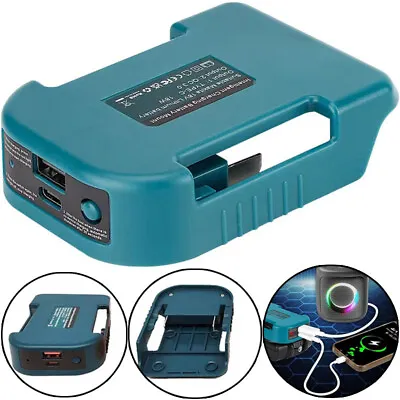 Battery Storage Rack Holder Case For Makita Wall Mount Fixing Devices / USB Port • $13.79