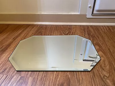 Vintage ART DECO Beveled MIRROR VANITY TRAY 18 X 12 • $40