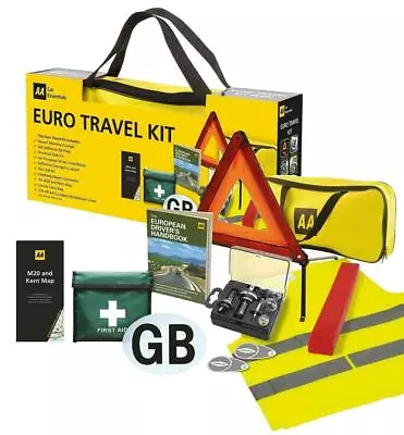 £31.99 • Buy AA Euro Travel Kit Pack European Driving Legal Requirements France Spain Germany