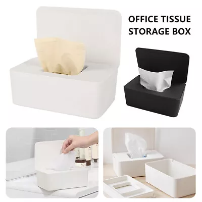 Tissue Box Holder Wet Wipes Dispenser Baby Wipes Holder With Lid For Home Simple • £8.98