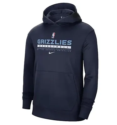 Memphis Grizzlies Nike Spotlight On Court Practice Pullover Hoodie Men's Medium • $42