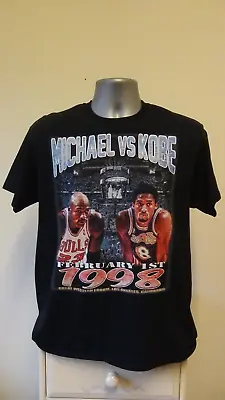 Michael Jordan Vs Kobe Bryant Feb 1st 1998 T Shirt Medium • £19.99