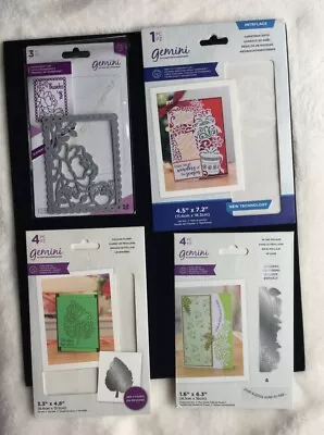 Lot Of 4 Metal Cutting Dies Crafters Companion Gently Used Multi Themes • $14