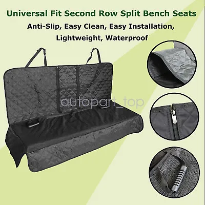 4-Layer Waterproof Pet Full Rear Row Back Bench Seat Cover Protector For Dogs • $24.35