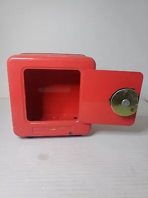 Vintage Fort Knox Metal Kid's Toy Combination Safe Coin Bank 6x6x4 • $24.99