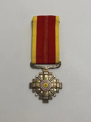 Original WW2 Japanese Manchuko Order Of The Pillars Of State 5th Class Medal • $214.70