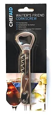 Corkscrew Wine Bottle Opener Double Reach Twin Pull Waiter's Friend By Chef Aid • £3.89