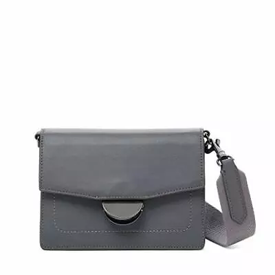 NWT Botkier Astor Square Woman's Leather Cross Body Smoke Color MSRP: $198.00 • $29.95