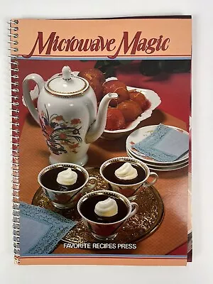 Microwave Magic Vintage 1985 Cookbook Recipes Spiral Bound FREE SHIPPING • $9