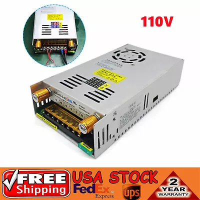 Adjustable Power Supply DC 0-48V 10A Precision Variable Digital Lab Adapter USA • $51.30