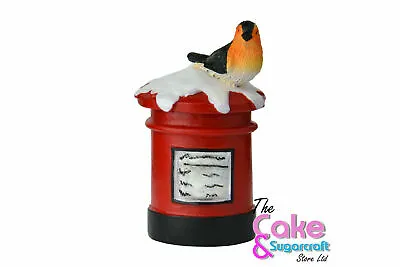 Post Box Cake Topper Decoration Xmas Christmas British Cute  • £6.29