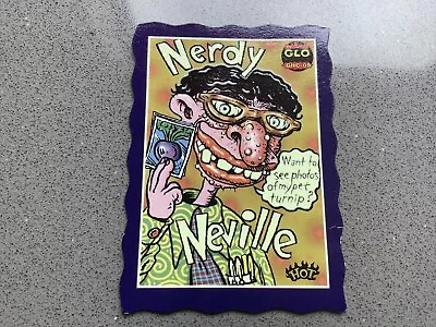 (BRAND NEW) 1990s. GLOW-ZONE CHARACTER ODDBODZ (NERDY NEVILLE) 🔥HOT🔥CARD No.08 • $10