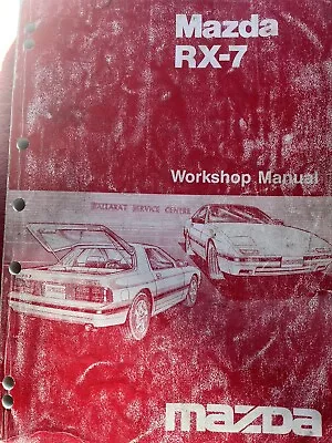 Mazda RX7 1985 Factory Workshop Manual. • $110