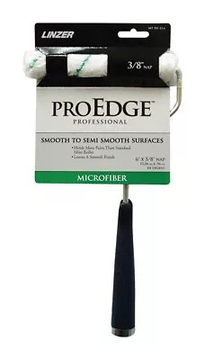 Linzer MT701 11 6 Pro Edge Microfiber Mini Roller Frame 6 X 3/8 In. With Cover • $10.32