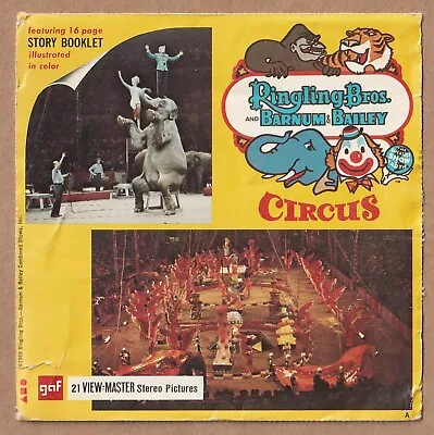 Set Of Three View-Master Reels Ringling Bros. And Barnum & Bailey Circus 1969 • $6.25