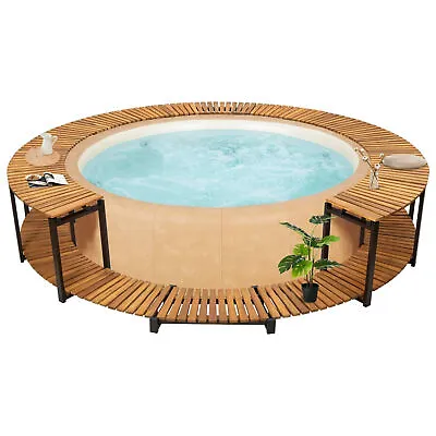 Tidyard Spa Surround Acacia Wood Swimming Pool Surround For Garden Patio D7S1 • $1326.75